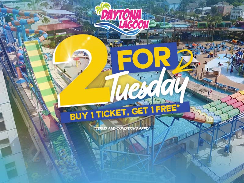 2 For Tuesdays - Buy 1 Ticket, Get 1 Free*